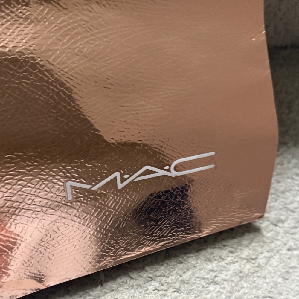 MAC Rose Gold Gift Bag